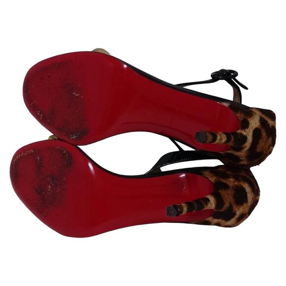 CHRISTIAN LOUBOUTIN - Multi Patent Leather Leather Unborn Calf 177-081225 - Picture 4 of 6